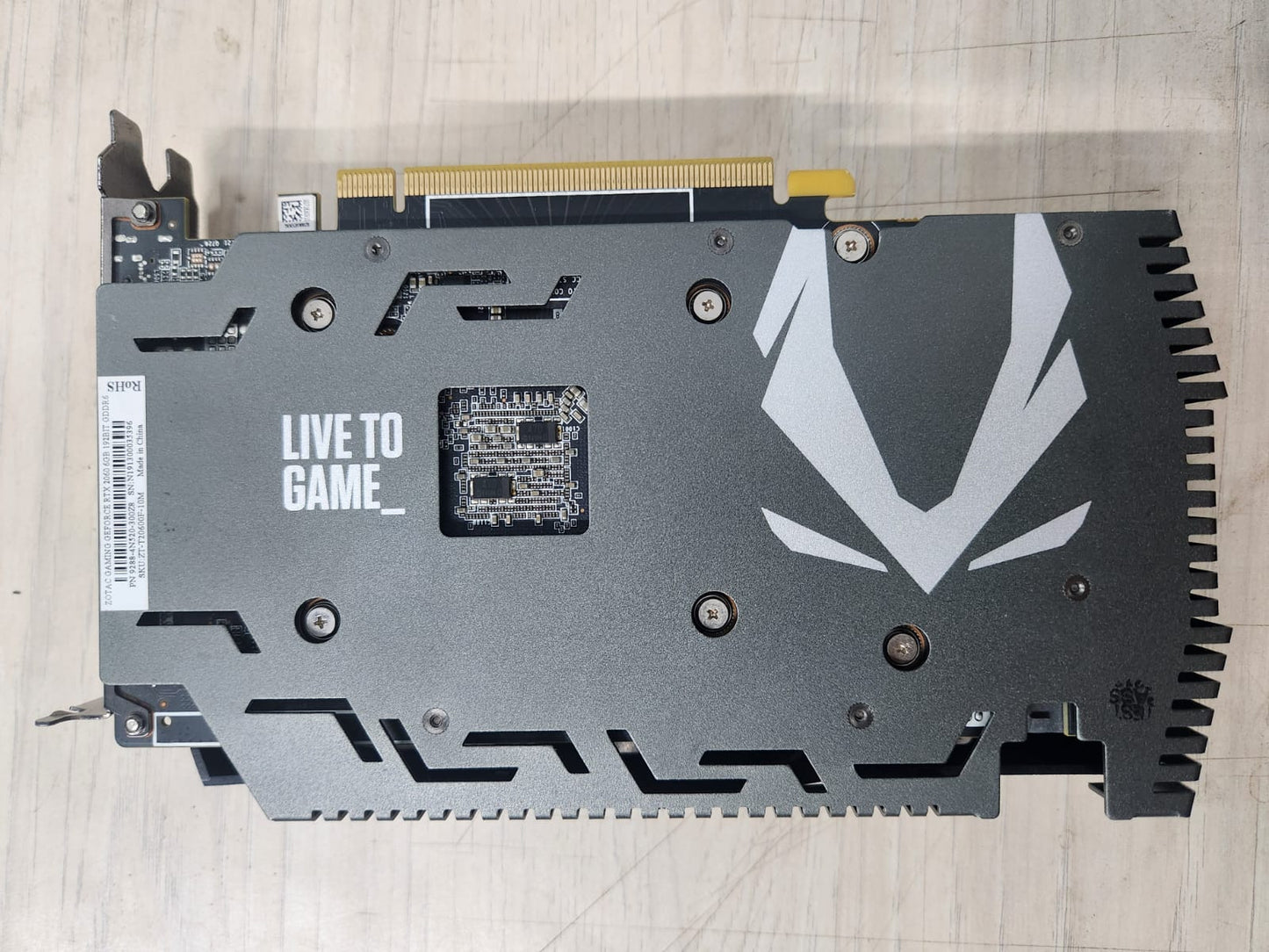 ZOTAC GAMING GeForce RTX 2060 6GB Used GPU