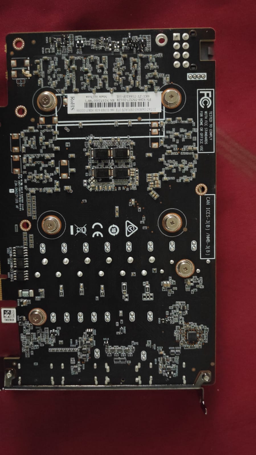 Zotac Gaming GeForce GTX 1660 Super Twin 6 GB Used GPU