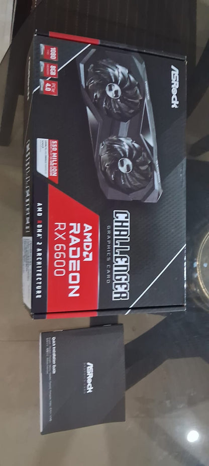 ASRock AMD Radeon Rx 6600 Challenger D 8GB Used GPU