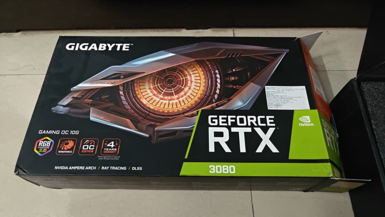 Gigabyte GeForce RTX 3080 GAMING OC 10GB Used GPU