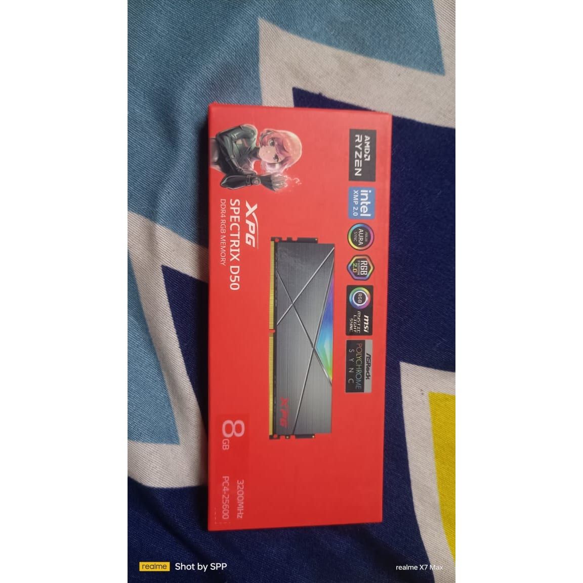 Adata XPG Spectrix D50 16GB (8GBX2) DDR4 3200MHz RGB Black Used RAM - Computify.in