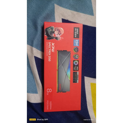 Adata XPG Spectrix D50 16GB (8GBX2) DDR4 3200MHz RGB Black Used RAM - Computify.in