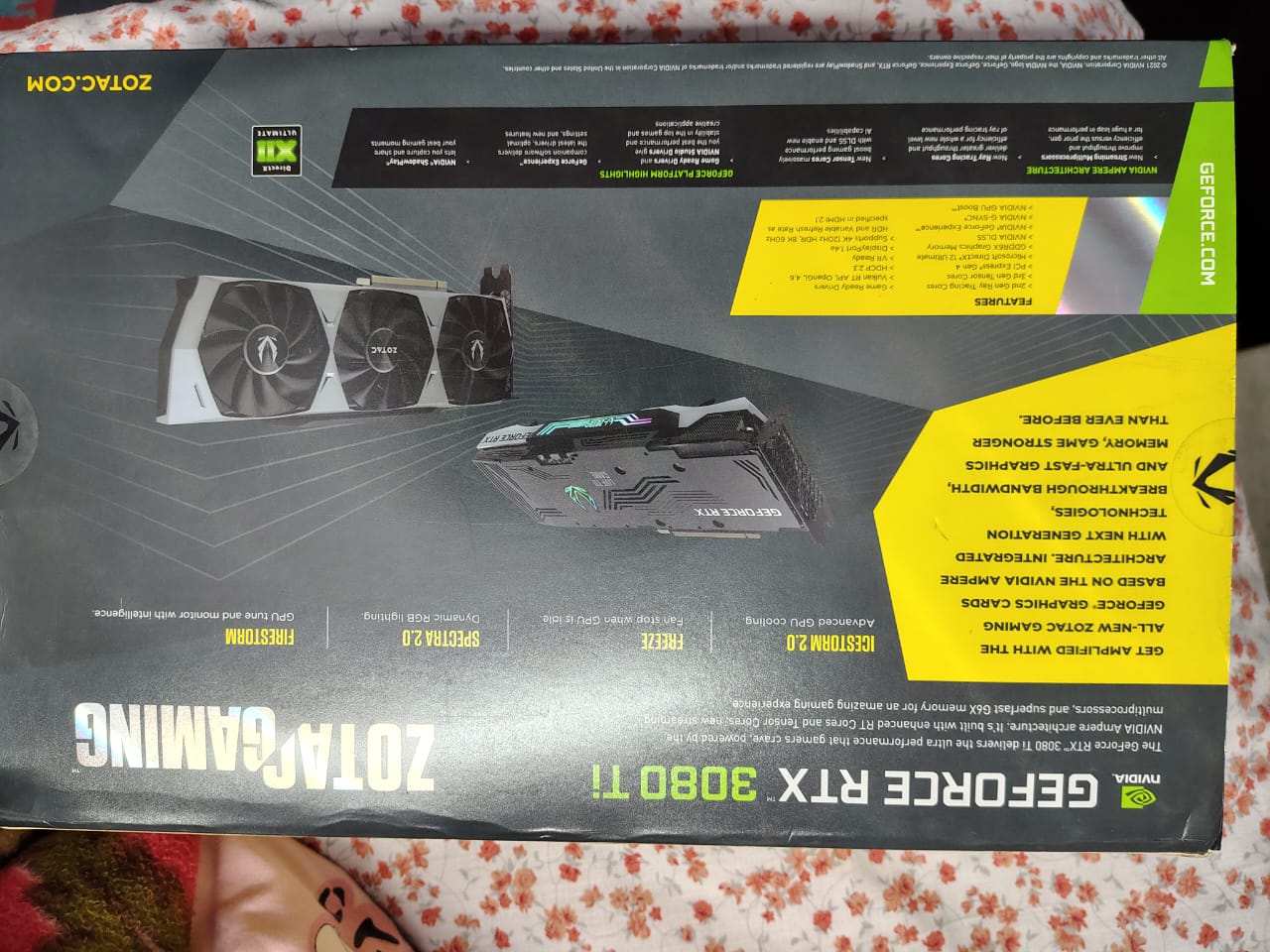 Zotac Gaming RTX 3080 Ti Trinity OC 12GB Used GPU