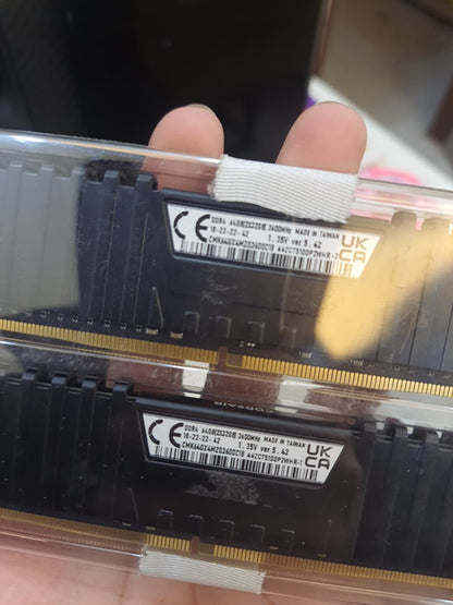 Corsair Vengeance LPX 64GB (32GB X 2) DDR4 3600MHZ CL18 Used RAM