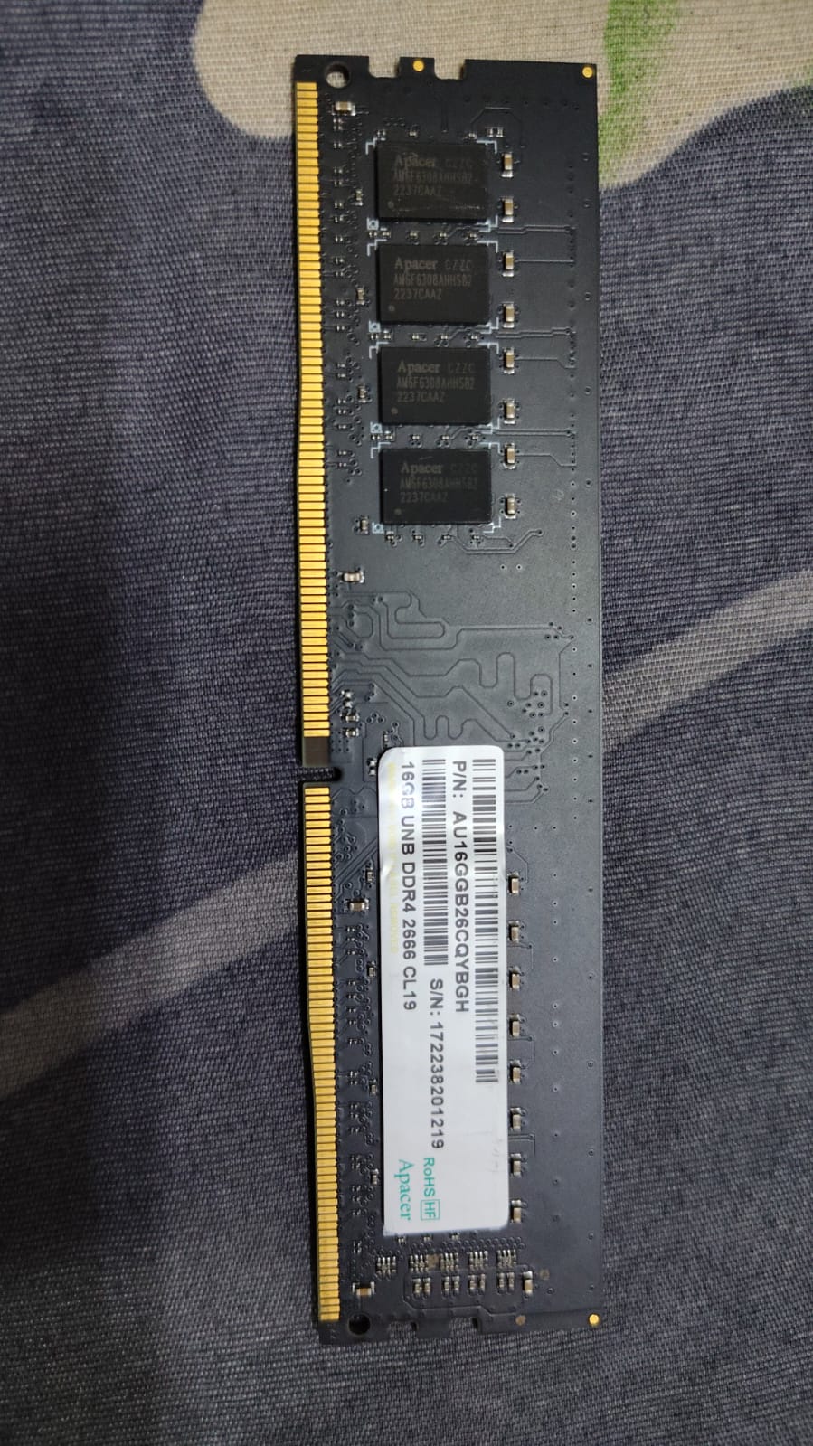 ACER 16GB DDR4 2666 MHz CL19 Desktop Used RAM