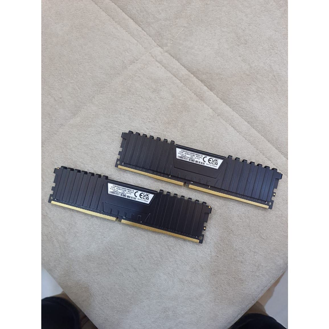 Corsair Vengeance LPX 64GB (32GB X 2) DDR4 3600MHZ CL18 Used RAM - Computify.in