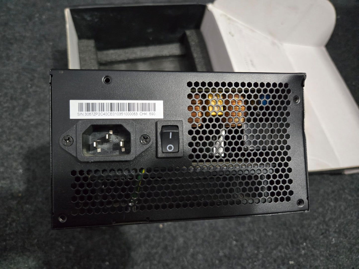 MSI MAG A750BN Power Supply Unit - 750W, 80 Plus Bronze Used PSU