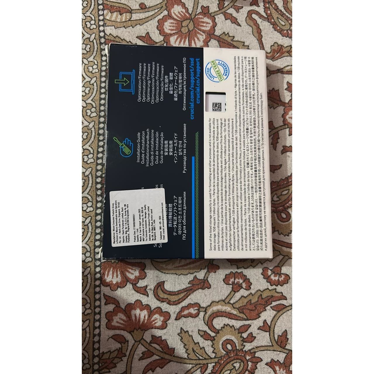 Crucial BX500 1000GB up to 540 MB/s SATA (2.5-inch) Used SSD - Computify.in