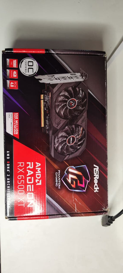ASRock Radeon RX 6500XT Phantom Gaming 4GB Used GPU
