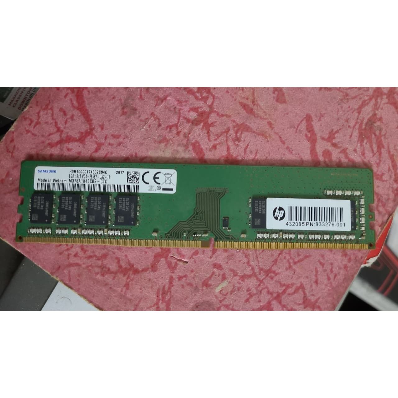 Samsung 8GB DDR4 2666MHZ Desktop Used RAM - Computify.in