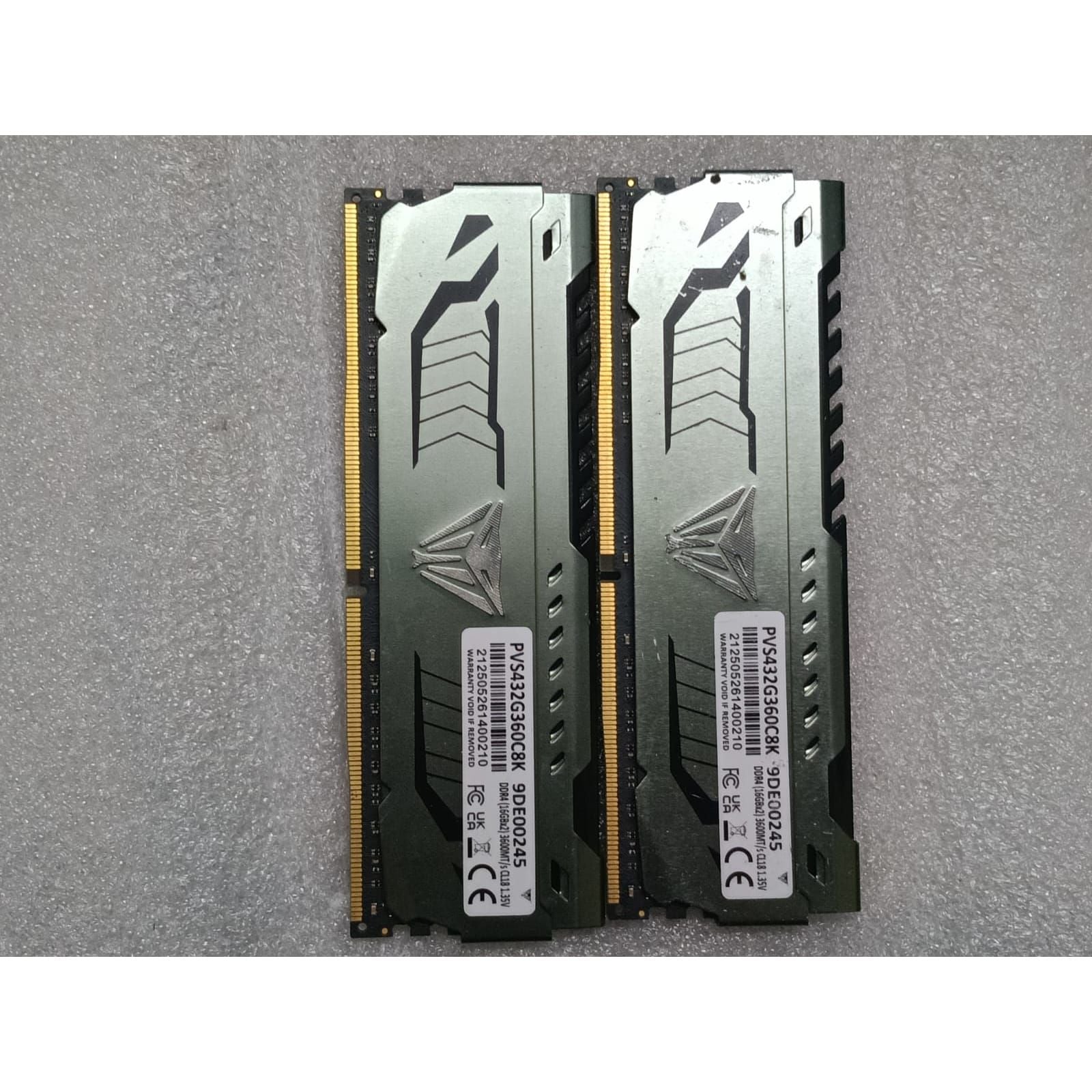 Patriot Memory Viper Steel 32GB (2X16GB) 3600MHz CL18 Used RAM - Computify.in