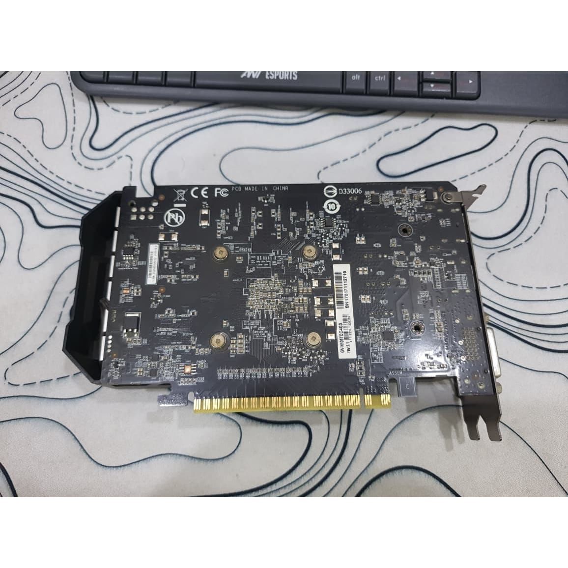 Gigabyte GeForce GTX 1050 Ti Windforce OC 4GB Used GPU