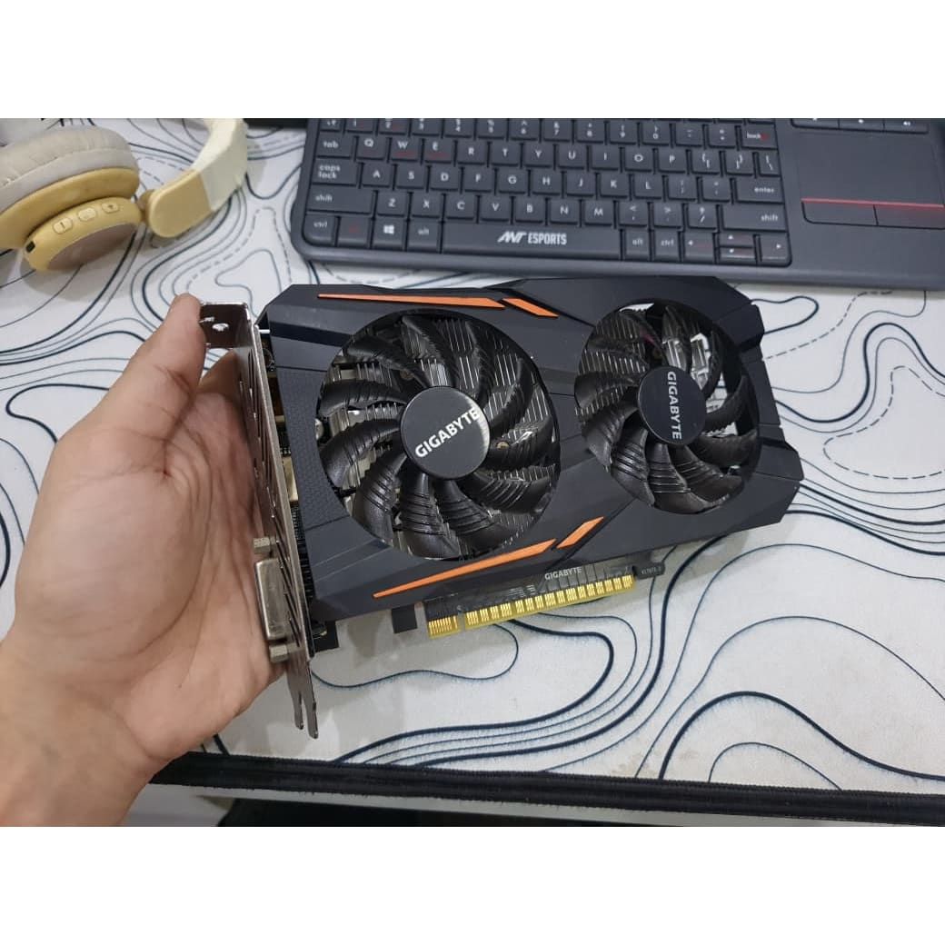 Gigabyte GeForce GTX 1050 Ti Windforce OC 4GB Used GPU