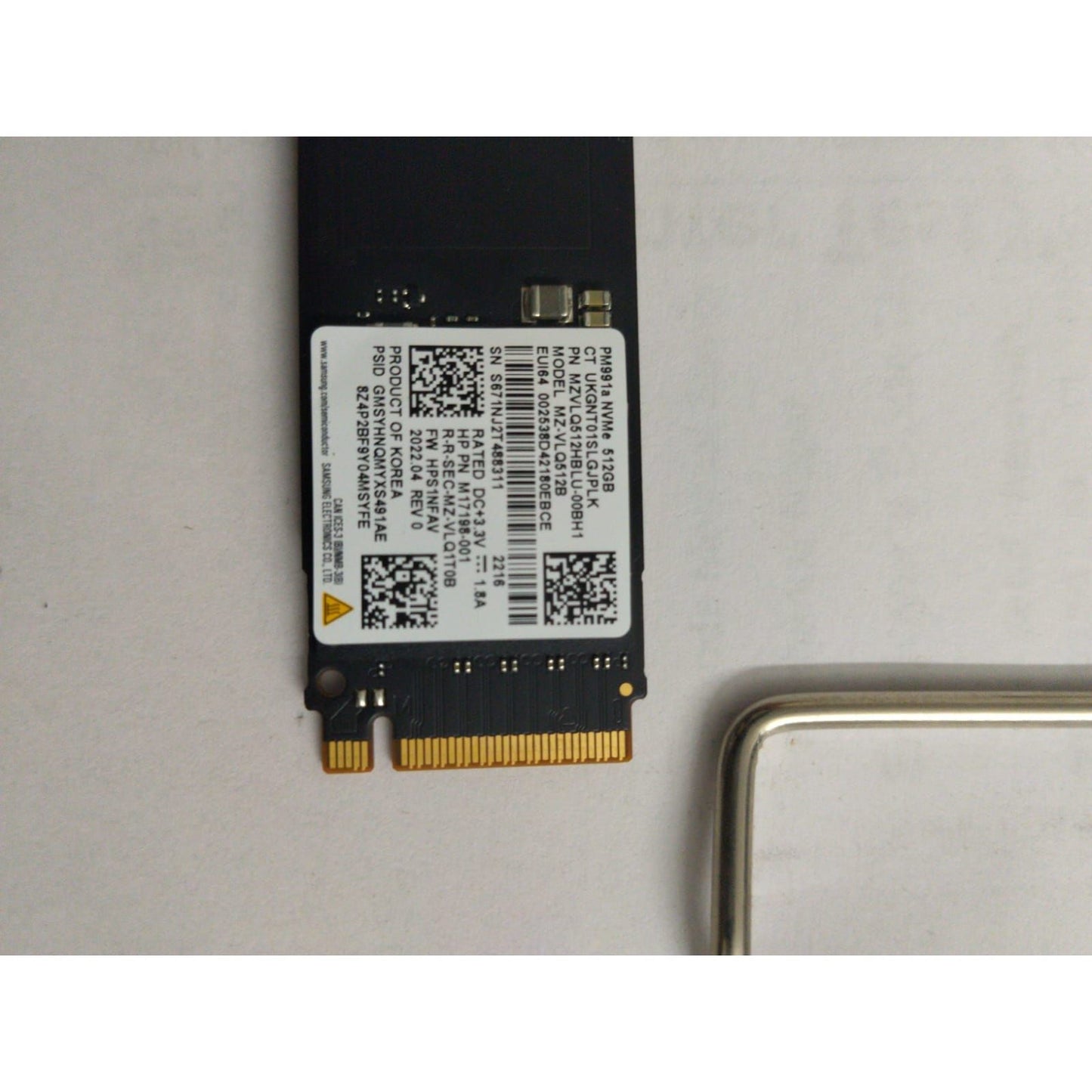 Samsung PM991a 512 GB NVMe (2280) Internal SSD M.2 Used SSD