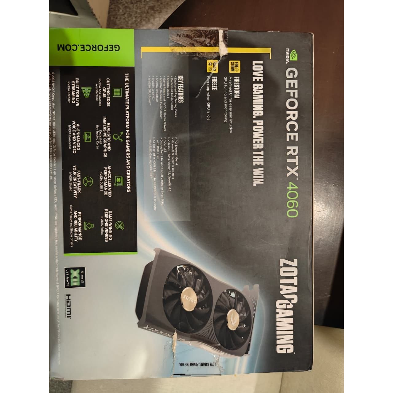 ZOTAC GAMING RTX 4060 8GB Twin Edge Used GPU - Computify.in