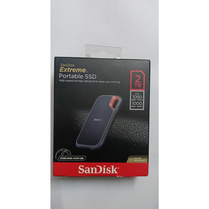 SanDisk 2TB Extreme Portable SSD, 1050MB/s Read speed, USB 3.2 Used SSD - Computify.in
