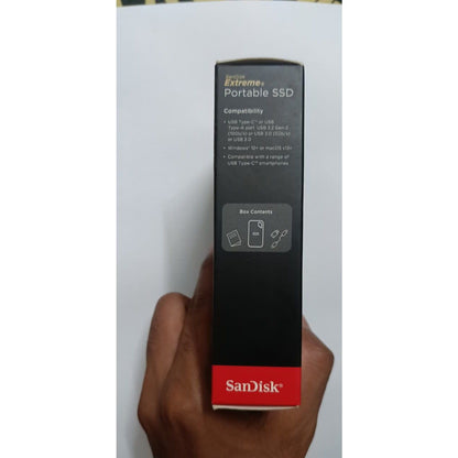 SanDisk 2TB Extreme Portable SSD, 1050MB/s Read speed, USB 3.2 Used SSD - Computify.in