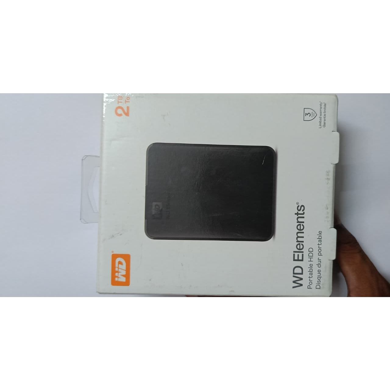 Western Digital WD 2TB Elements Portable Hard Disk Drive, USB 3.0, Compatible with PC, PS4 and Xbox, External Used HDD - Computify.in