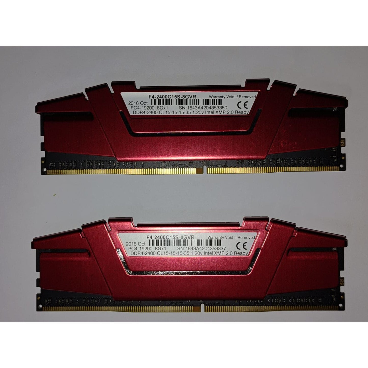 G.SKILL Ripjaws V 16GB (2x8GB) DDR4 2400MHZ C15 Used RAM