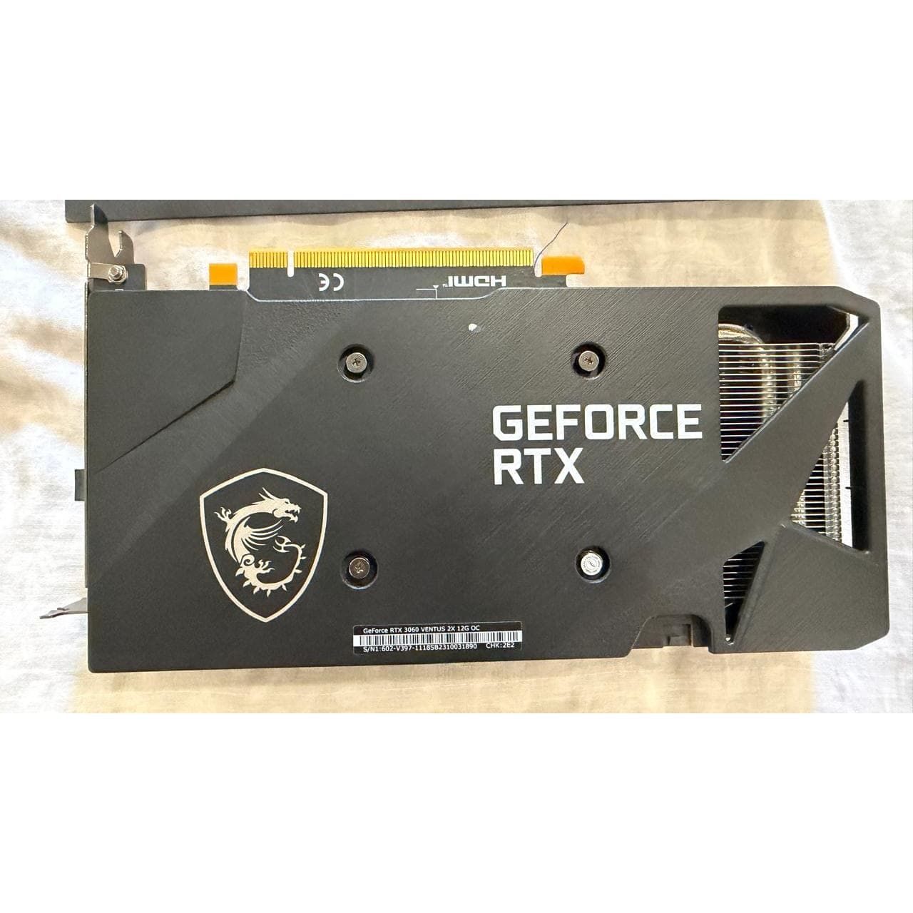 MSI GeForce RTX 3060 Ventus 2X 12GB OC Used GPU