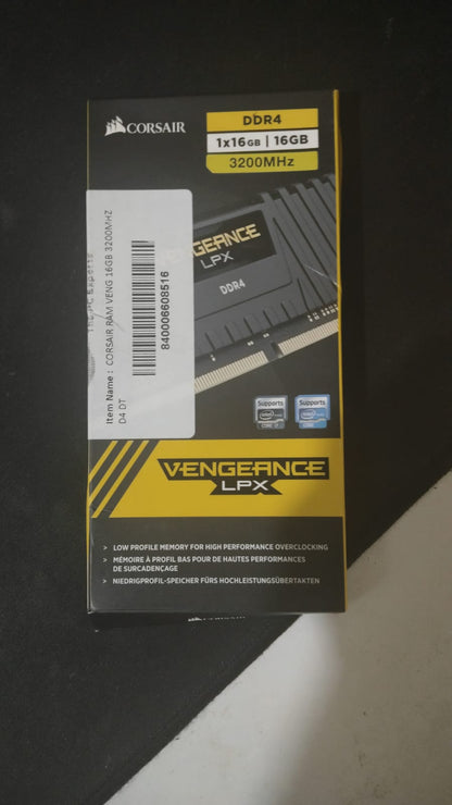 Corsair Vengeance LPX 16GB DDR4 3200MHZ C16 Used RAM