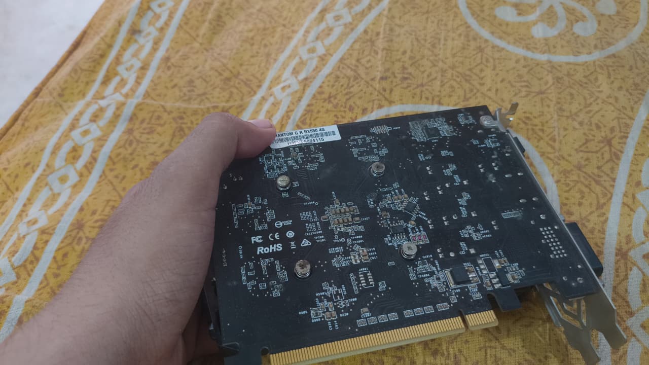 ASRock RX 550 Phantom Gaming 4GB GDDR5 Used GPU