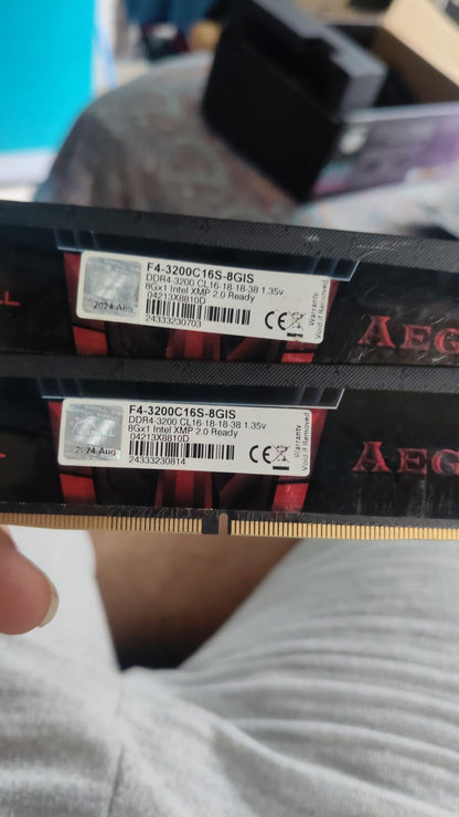 G.SKILL Aegis 16GB (2 x 8GB) DDR4 3200MHz CL16 Used RAM