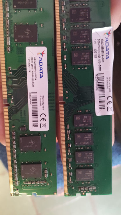 ADATA 16GB (8GB x2) DDR4 2666MHZ Desktop Used RAM