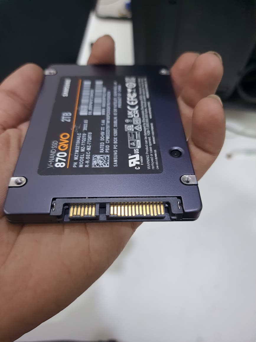 SAMSUNG 870 QVO SATA III 2.5" 2TB Internal SSD  Used SSD