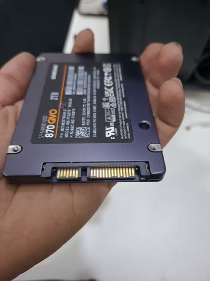 SAMSUNG 870 QVO SATA III 2.5" 2TB Internal SSD  Used SSD