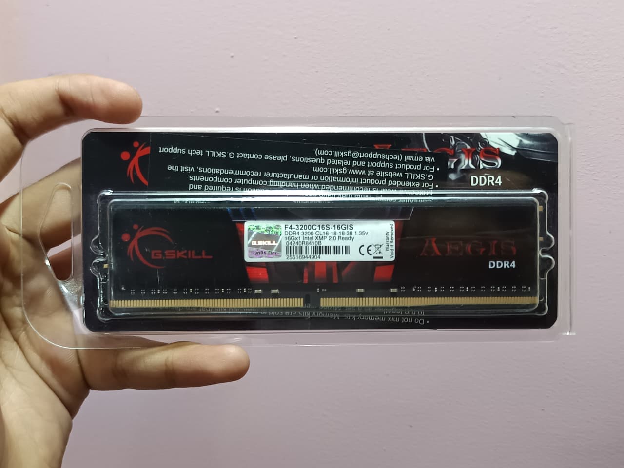 G.SKILL Aegis 16GB DDR4 3200MHz CL16 Used RAM