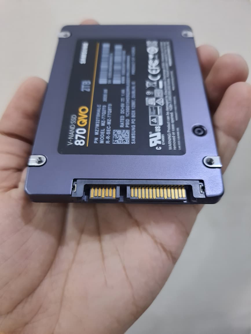 SAMSUNG 870 QVO SATA III 2.5" 2TB Internal SSD  Used SSD