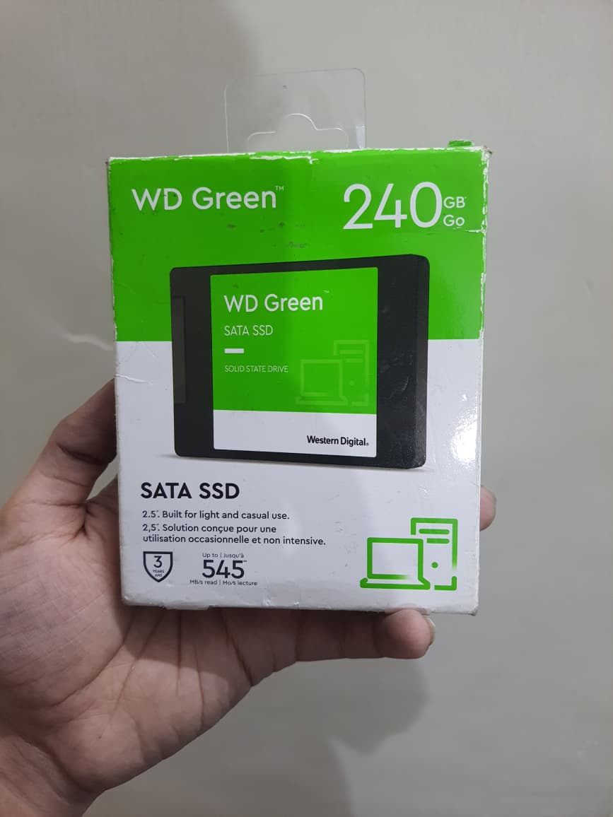 Western Digital WD Green SATA III 2.5" 240GB Internal SSD  Used SSD