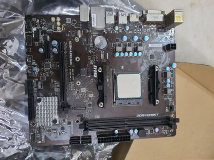 AMD ATHLON 3000G + MSI A320M A PRO MAX DDR4 (Processor+Motherboard) COMBO Used