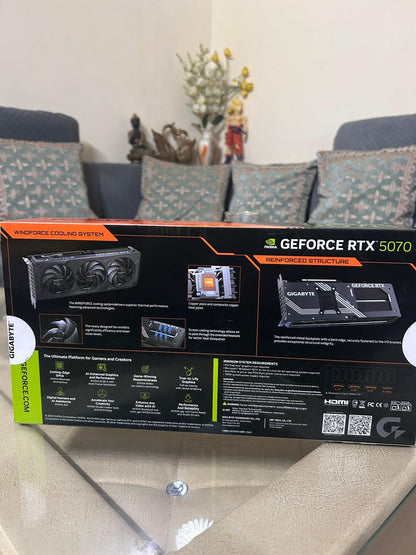 Gigabyte NVIDIA GeForce RTX 5070 Windforce OC SFF 12GB GDDR7 Used GPU