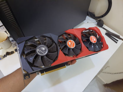 COLORFUL RTX 3070 NB Battle AX Triple Fan 8GB Used GPU