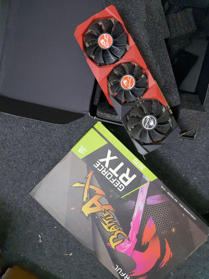 COLORFUL RTX 3070 NB Battle AX Triple Fan 8GB Used GPU