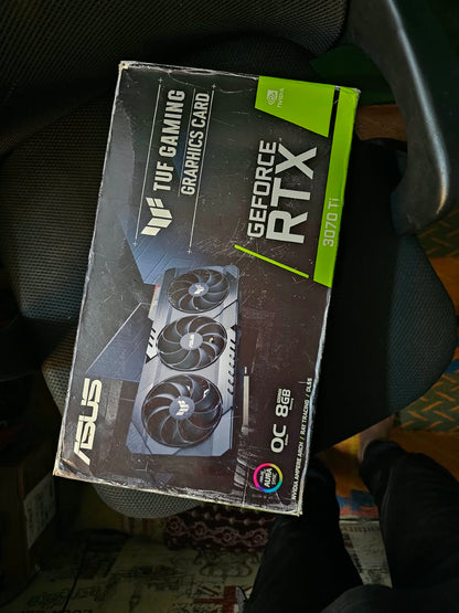ASUS TUF NVIDIA RTX 3070 Ti 8GB Used GPU