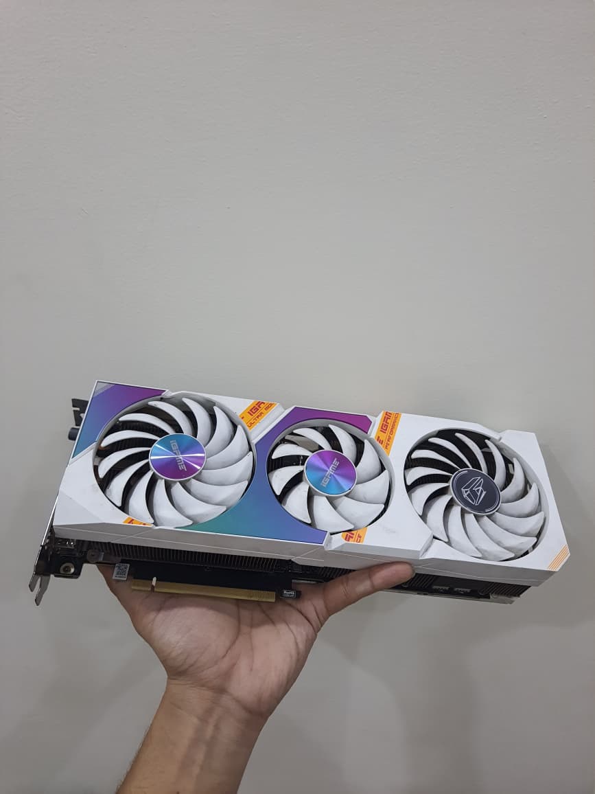 COLORFUL iGame GeForce RTX 3070 Ultra W OC Triple Fan 8GB Used GPU