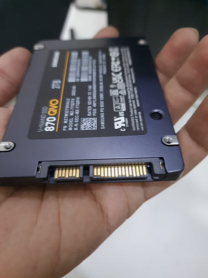 SAMSUNG 870 QVO SATA III 2.5" 2TB Internal SSD  Used SSD