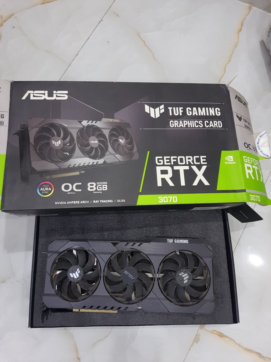 ASUS TUF Gaming NVIDIA GeForce RTX 3070 8GB Used GPU