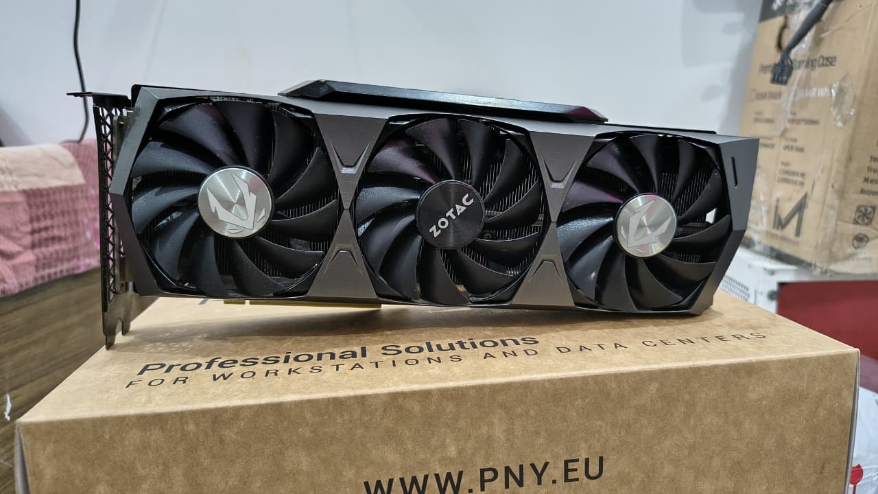 Zotac Gaming GeForce RTX 3070 Ti Trinity Black 8GB Used GPU