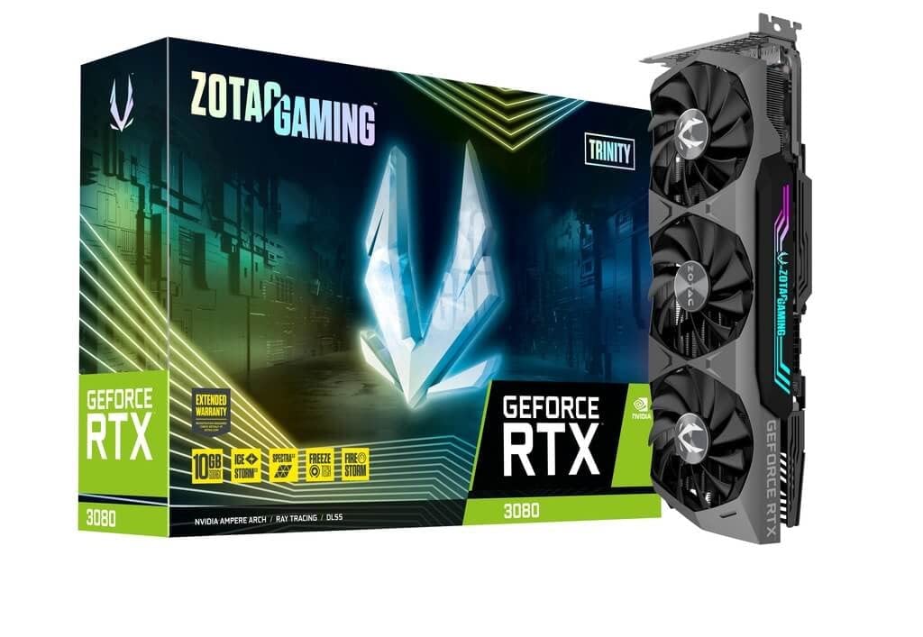 Zotac Gaming RTX 3080 Trinity OC 10GB Used GPU