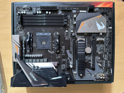 GIGABYTE B450 AORUS Elite ATX AM4 Socket DDR4 Used Motherboard