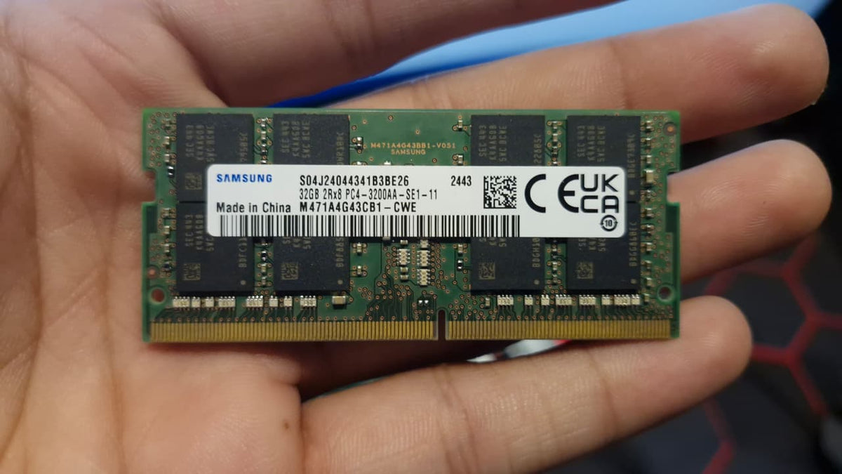Samsung 32GB DDR4 3200MHZ SODIMM Used Laptop RAM