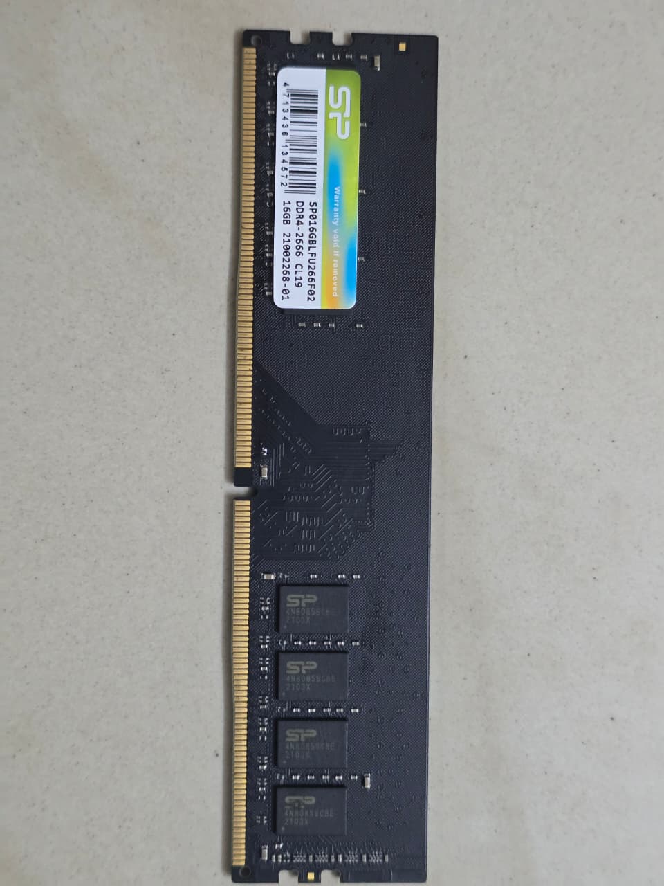 SP Silicon Power DDR4 16GB 2666MHZ C19 Used RAM