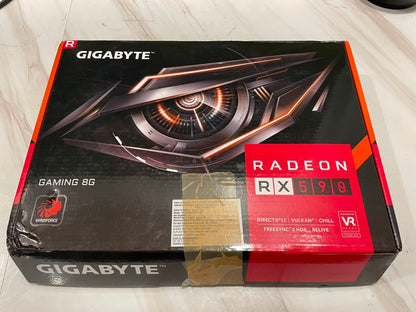 GIGABYTE RX 590 Gaming 2X Windforce Fans 8GB Used GPU
