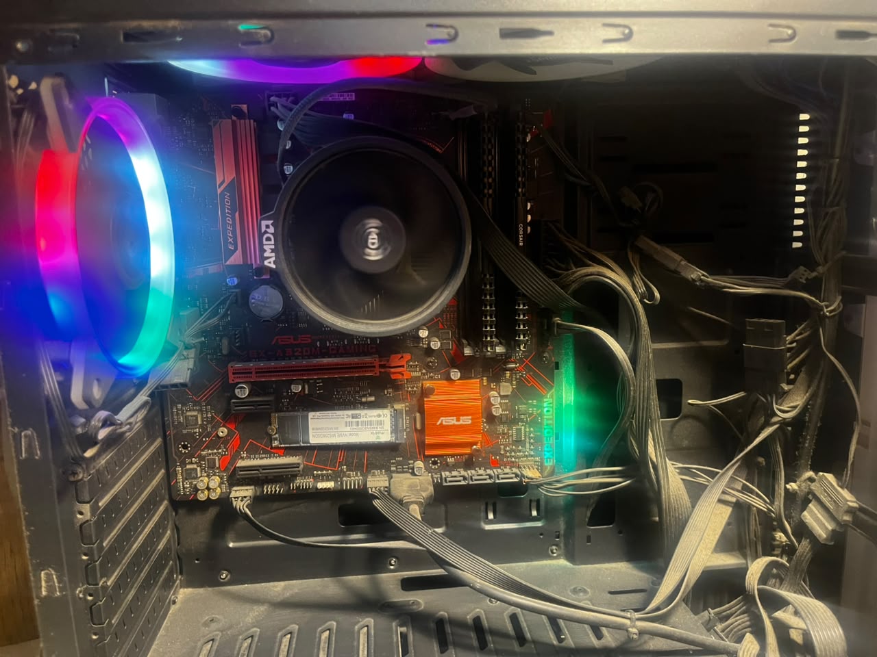 AMD Ryzen 5 3600 + ASUS EX-A320M-GAMING (Processor+Motherboard) COMBO Used