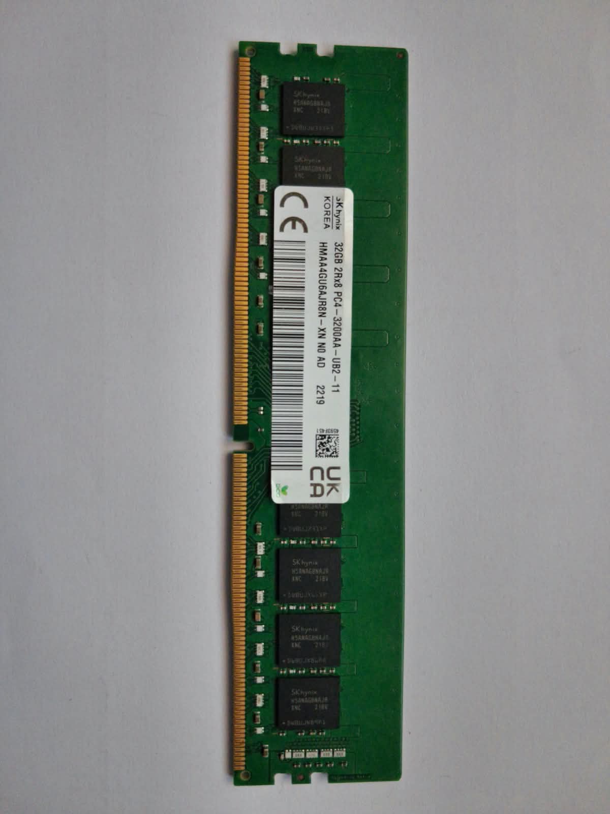 SK hynix 32GB DDR4 3200 MHz Desktop Used RAM