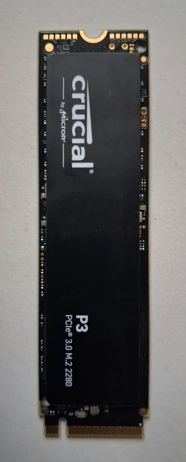 Crucial P3 1TB PCIe Gen3 2280 NVMe M.2 Used SSD